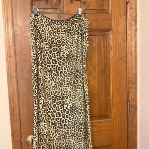 Noisy may Animal Print Maxi Skirt, XL
